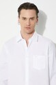 Lacoste camasa din bumbac CH8522 alb