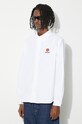 Хлопковая рубашка Kenzo Boke Flower Crest Casual Shirt белый FD55CH4109LO.01