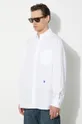 white Ader Error cotton shirt TRS Tag Shirt
