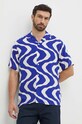 Košeľa OAS 7005.shirt modrá SS24