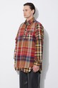 Хлопковая рубашка Engineered Garments Popover BD красный OR013.ES060