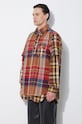 Engineered Garments cotton shirt Popover BD red OR013.ES060