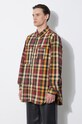 Бавовняна сорочка Engineered Garments Work зелений OR029.ES058