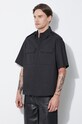 Сорочка Neil Barrett Loose Military Police Detail Short Sleeve Shirt чорний MY60216A.Y037.001N