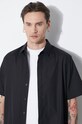 Bavlnená košeľa Neil Barrett Loose Double Layer Short Sleeve Shirt MY60218C.Y051.524N čierna