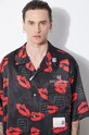 Maison MIHARA YASUHIRO shirt Kiss Printed A12SH080 black