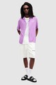 AllSaints koszula ACCESS SS SHIRT M064SA fioletowy