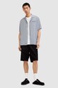 Πουκάμισο AllSaints ACCESS SS SHIRT M064SA γκρί