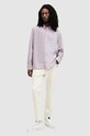 AllSaints cămașă de in LAGUNA LS SHIRT MS540Z roz