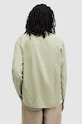 Рубашка со льном AllSaints LAGUNA LS SHIRT зелёный MS540Z