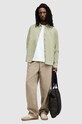 AllSaints cămașă de in LAGUNA LS SHIRT MS540Z