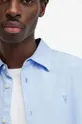 AllSaints camicia in cotone TAHOE LS SHIRT blu