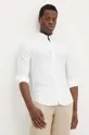 biela Bavlnená košeľa Polo Ralph Lauren Pánsky