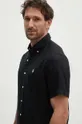 čierna Ľanová košeľa Polo Ralph Lauren