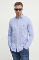 Bavlnená košeľa Polo Ralph Lauren modrá 710909659