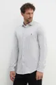 sivá Bavlnená košeľa Polo Ralph Lauren Pánsky