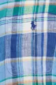 Πουκάμισο από λινό Polo Ralph Lauren μπλε
