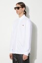 Maison Kitsuné cotton shirt Mini Fox Head Classic Bd Shirt white MM00413WC2010