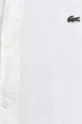 Ľanová košeľa Lacoste biela