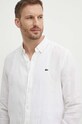 Lacoste koszula lniana CH5692T biały
