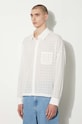 STAMPD cotton shirt Cropped Oversized Buttondown white SLA.M3320BD.WHT