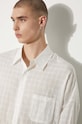 STAMPD cotton shirt Cropped Oversized Buttondown SLA.M3320BD.WHT white