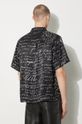 Ρούχα Πουκάμισο STAMPD Letter Camp Collar Buttondown SLA.M3427BD.BLL μαύρο