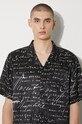 Košile STAMPD Letter Camp Collar Buttondown SLA.M3427BD.BLL černá