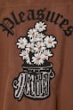 PLEASURES camicia Daisy Bowling Button Down P24SU001.BROWN
