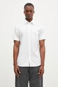 Lacoste koszula bawełniana bawełna biały CH8528