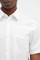 Хлопковая рубашка Lacoste белый CH8528