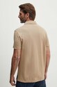Одяг Бавовняне поло Armani Exchange 3DZFAB.ZJXUZ бежевий