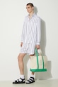 Bavlnená košeľa MKI MIYUKI ZOKU Striped Dress Shirt STRIPED.DRESS.SHIRT čierna SS24