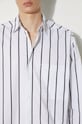MKI MIYUKI ZOKU camasa din bumbac Striped Dress Shirt STRIPED.DRESS.SHIRT negru
