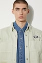 Памучна риза AAPE AAPSRM8477XXM син