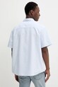 Levi's koszula bawełniana A9161 niebieski SS25