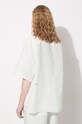 Pangaia koszula lniana DNA Linen Camp Collar Shirt 10002046 biały