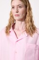 Lněná košile Pangaia DNA Linen Camp Collar Shirt 10002046