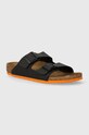 Дитячі шльопанці Birkenstock Arizona Kids BF Desert імітація лицьової шкіри чорний 1026833.24.35