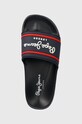 Pepe Jeans papuci SLIDER LOGO B bleumarin PBS70054.B