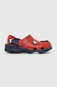 Παιδικές παντόφλες Crocs TEAM SPIDERMAN ALLERAIN CLOG 208786.CROCS.TEAM.SPIDE κόκκινο SS24