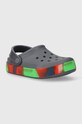 Crocs klapki dziecięce OFF COURT GLOW BAND CLOG szary 209715.CROCS.OFF.COURT.
