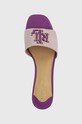 Παντόφλες Lauren Ralph Lauren Fay Logo Ozweego Fay Logo μωβ 802925252005.500