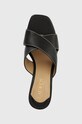Шкіряні шльопанці Lauren Ralph Lauren Freddi чорний 802925266001.001