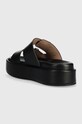 Παπούτσια Δερμάτινες παντόφλες Pinko SD0057 P001 Z99 SD0057.P001.Z99 μαύρο