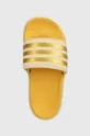 żółty adidas klapki