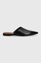Vagabond Shoemakers klapki skórzane HERMINE 5733.401.20 czarny SS24