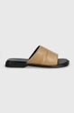 Шкіряні шльопанці Vagabond Shoemakers IZZY 5713.001.13 бежевий SS24