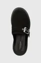 fekete Vagabond Shoemakers papucs velúrból BLENDA