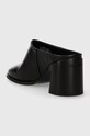 Obuv Kožené šľapky Calvin Klein GEO BLOCK MULE 60 HW0HW01844 čierna